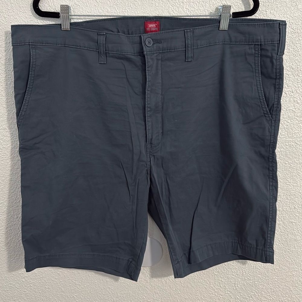Levis Chino- blue flat front pocket shorts- Size 42